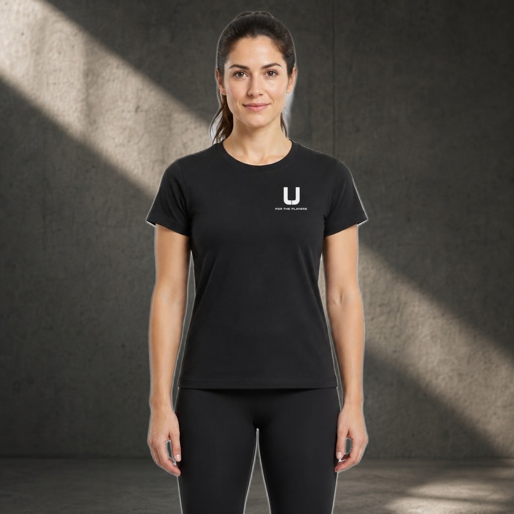 Women's Run Active Tee, view 1, Fluo Pink logo